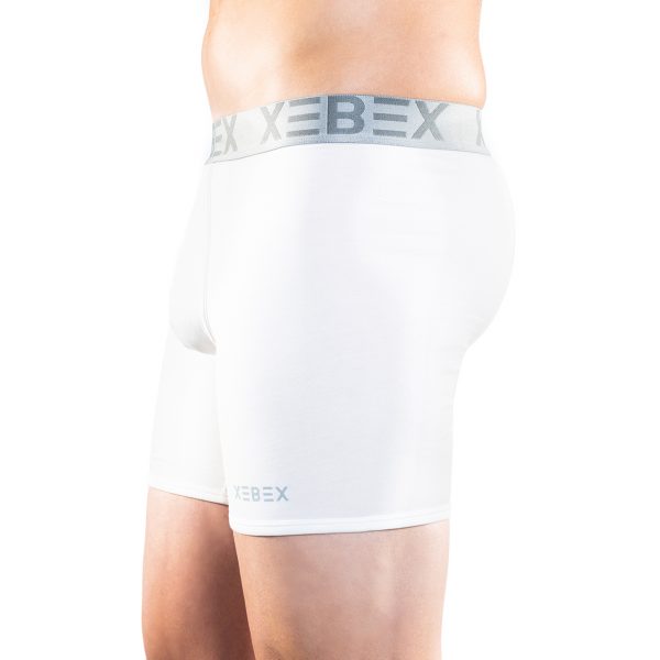 Xebex Modal Boxer Brief Side View White