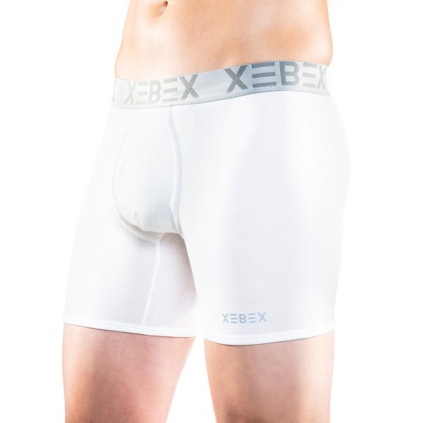 Xebex Modal Boxer Brief Logo View White