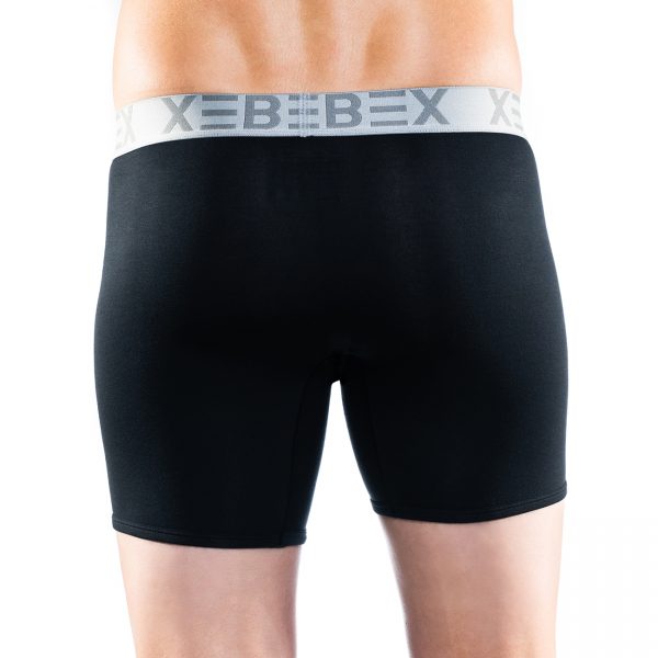 Xebex Modal Boxer Brief Back View Black