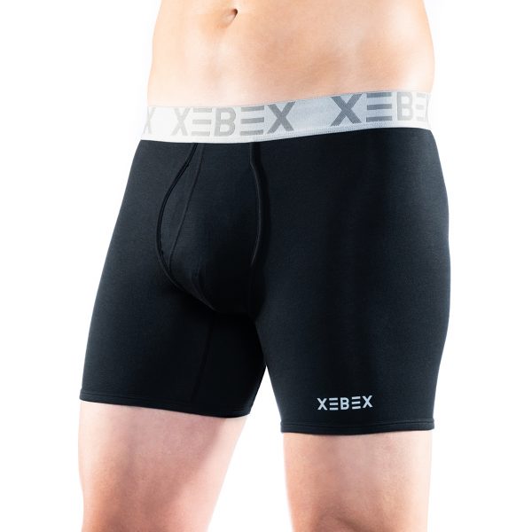 Xebex Modal Boxer Brief Logo View Black
