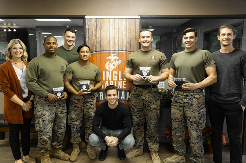 Xebex team gives underwear to single marine program