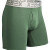 Xebex Modal Boxer Brief Ghost Mannequin Image evergreen