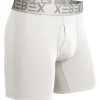 Xebex Modal Boxer Brief Ghost Mannequin Image white