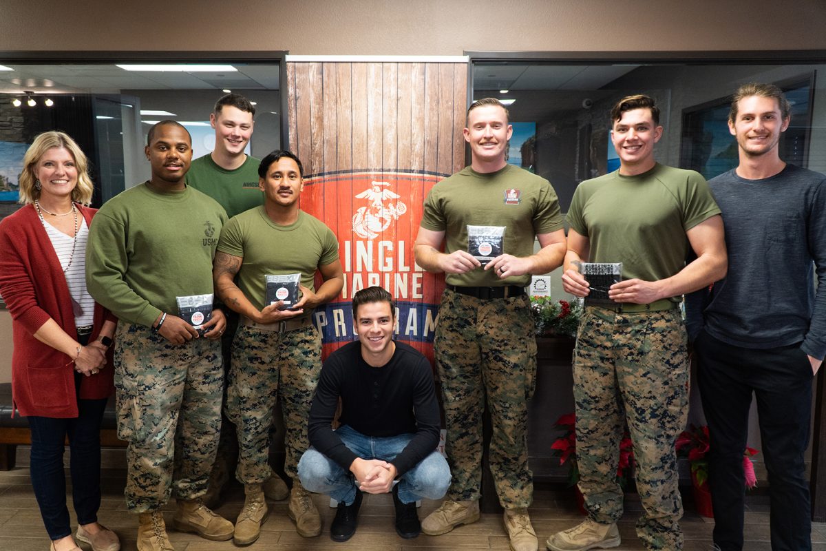 Xebex team gives underwear to single marine program